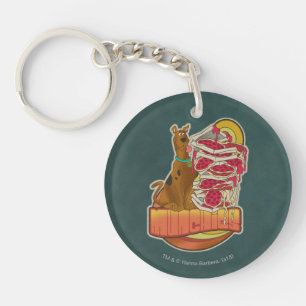 Scooby-Doo   Pile of Pizza "Munchies" Graphic Keychain