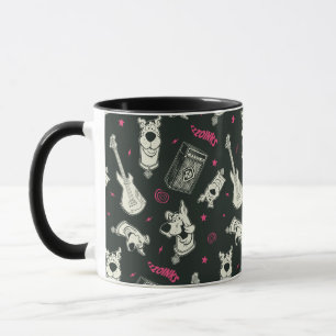 Scooby-Doo Punk Guitar and Amp Pattern Mug