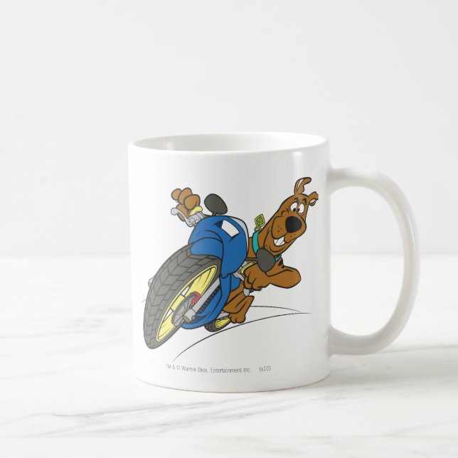 Scooby-Doo Riding Motorcycle Coffee Mug (Right)