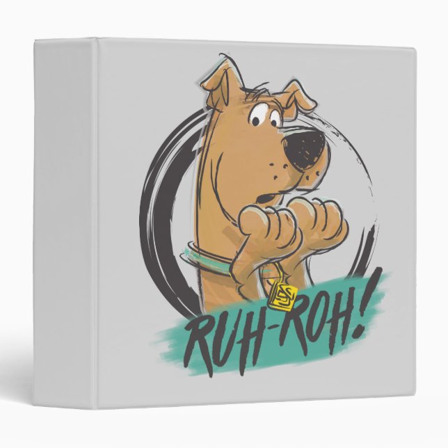 Scooby-Doo "Ruh Roh!" Marker Sketch Binder (Front/Spine)