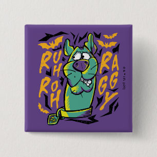 Scooby-Doo   Ruh Roh Raggy 2 Inch Square Button