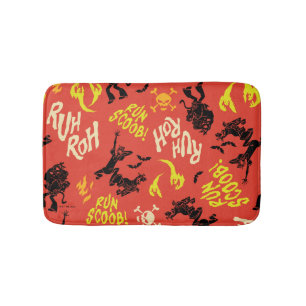 Scooby-Doo   Ruh Roh Run Scoob! Pattern Bath Mat
