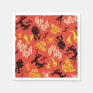 Scooby-Doo   Ruh Roh Run Scoob! Pattern Napkin