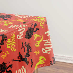 Scooby-Doo Ruh Roh Run Scoob! Pattern Tablecloth