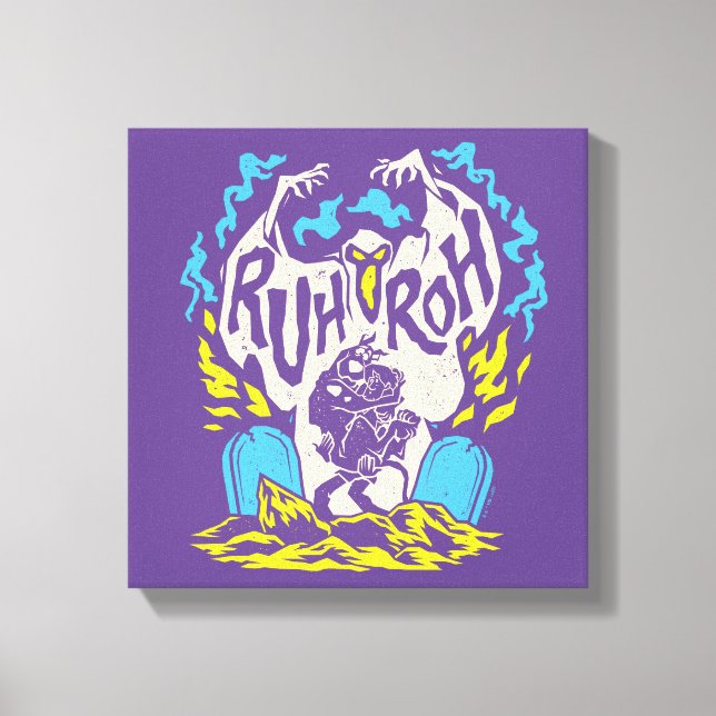 Scooby-Doo | Ruh Roh Scooby & Shaggy Canvas Print (Front)