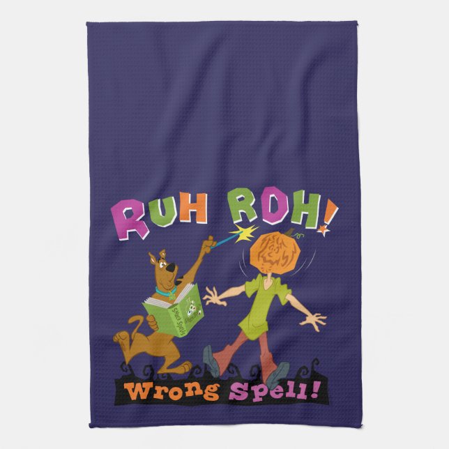 Scooby-Doo | Ruh Roh! Wrong Spell! Kitchen Towel (Vertical)