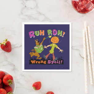 Scooby-Doo   Ruh Roh! Wrong Spell! Napkin