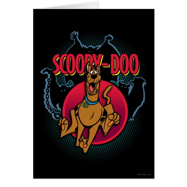 Scooby-Doo Running From Ghosts Graphic (Front)