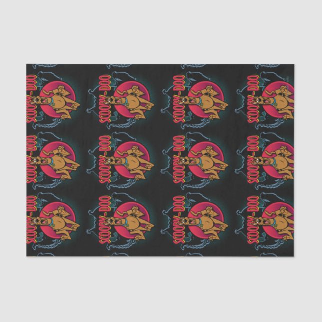 Scooby-Doo Running From Ghosts Graphic Tissue Paper (Front)