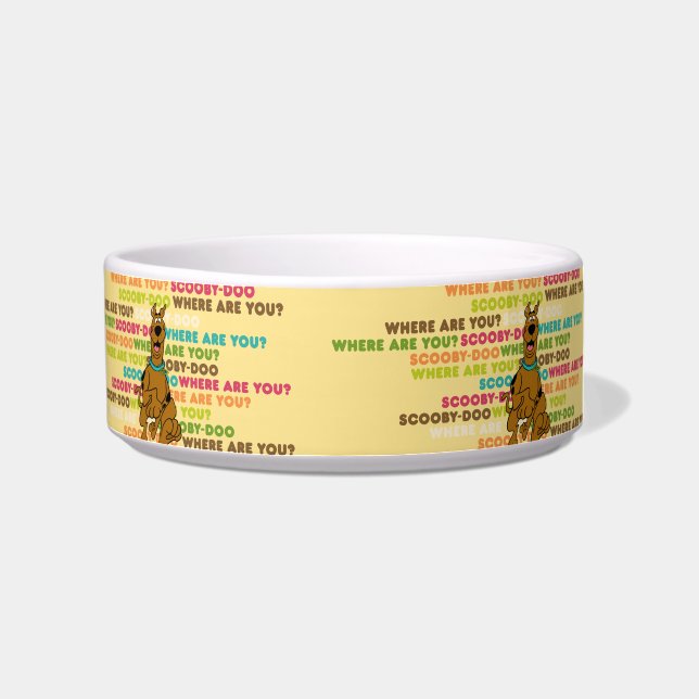 Scooby-Doo Running "Where Are You?" Bowl (Right)