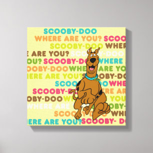Scooby-Doo Running "Where Are You?" Canvas Print