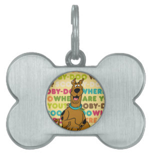 Scooby-Doo Running "Where Are You?" Pet Tag