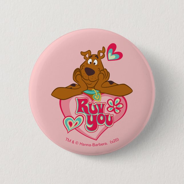 Scooby-Doo - Ruv You 2 Inch Round Button (Front)