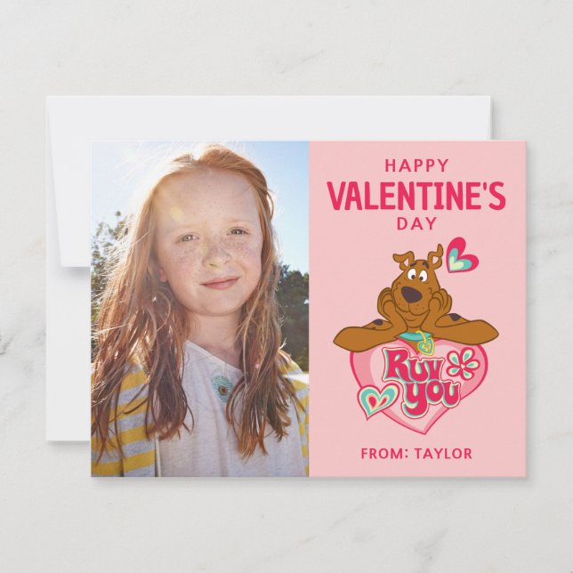 Scooby Doo Ruv You Valentine's Day Card (Front)