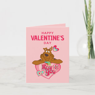 Scooby Doo Ruv You Valentine's Day Note Card