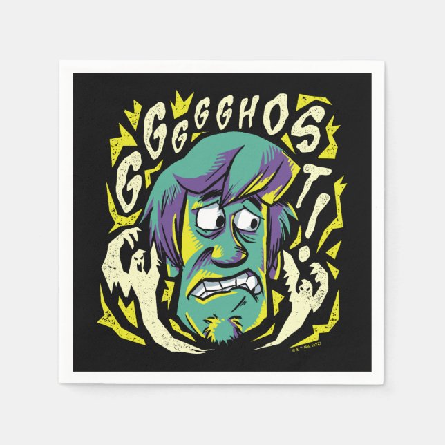 Scooby-Doo | Scared Shaggy Napkin (Front)