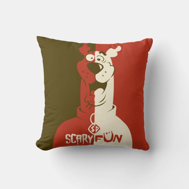 Scooby-Doo "Scary Fun" Throw Pillow (Front)