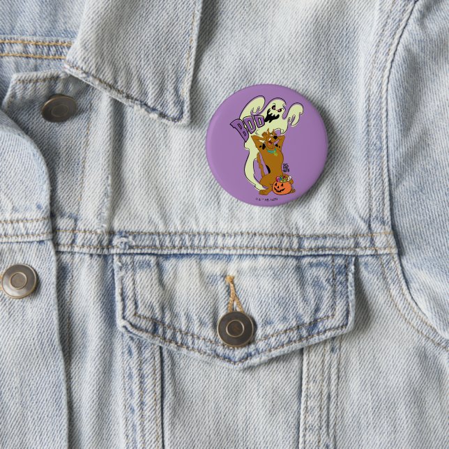 Scooby-Doo | Scooby-Doo Boo 2 Inch Round Button (In Situ)