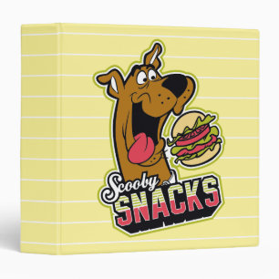 Scooby-Doo "Scooby Snacks" Logo Binder