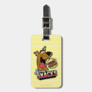 Scooby-Doo "Scooby Snacks" Logo Luggage Tag