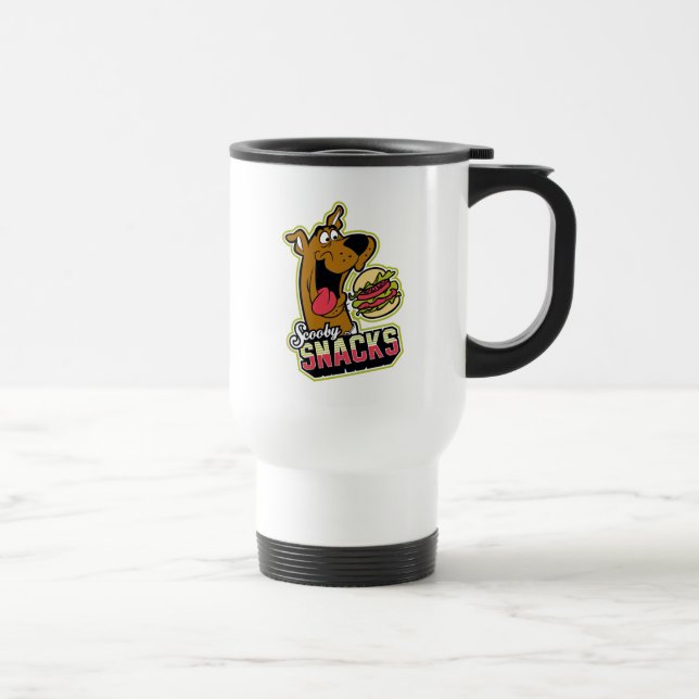Scooby-Doo "Scooby Snacks" Logo Travel Mug (Right)