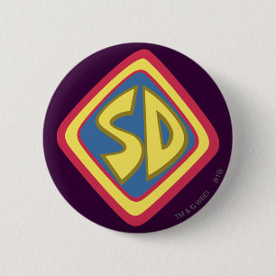 Scooby-Doo "SD" Icon 2 Inch Round Button