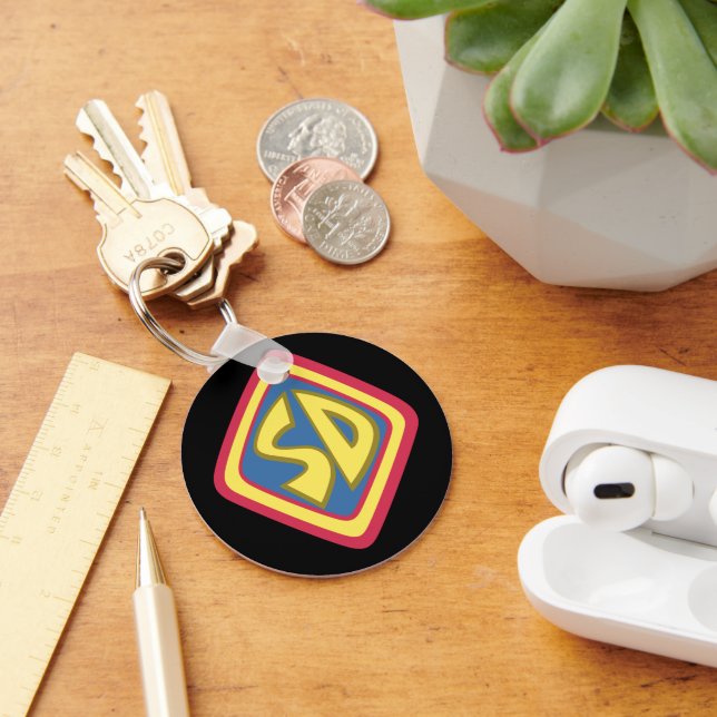 Scooby-Doo "SD" Icon Keychain (Desk)