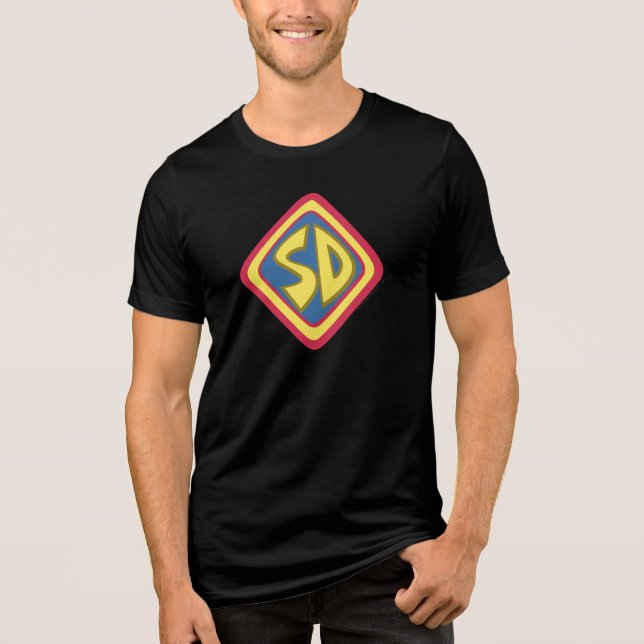 Scooby-Doo "SD" Icon Tri-Blend Shirt (Front)