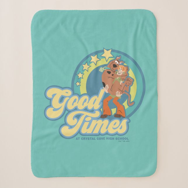 Scooby-Doo & Shaggy Good Times at Crystal Cove HS Sherpa Blanket (Front)