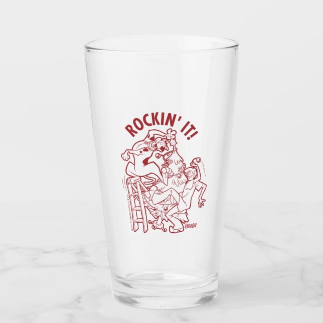 Scooby-Doo & Shaggy Rockin' It 'Round The Tree Glass (Front)