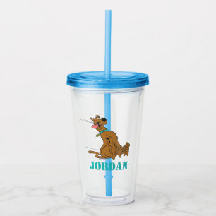 Scooby-Doo Slide With Tongue Out Acrylic Tumbler