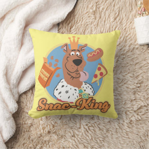 Scooby-Doo Snac-King Throw Pillow