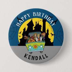 Scooby-Doo Spooktacular Halloween Birthday 3 Inch Round Button