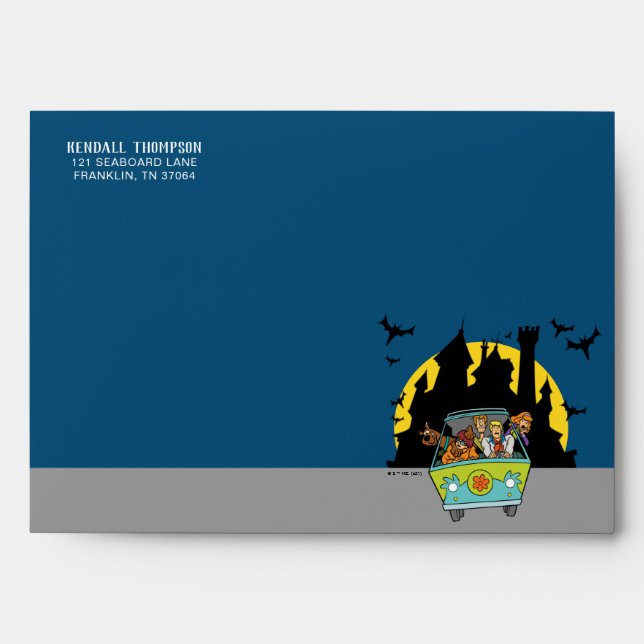 Scooby-Doo Spooktacular Halloween Birthday Envelope (Front)