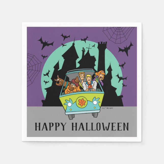Scooby-Doo Spooktacular Halloween Party Napkin (Front)