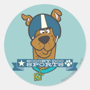 Scooby-Doo Sports Classic Round Sticker