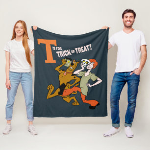 Scooby-Doo   T is for Trick or Treat Fleece Blanket