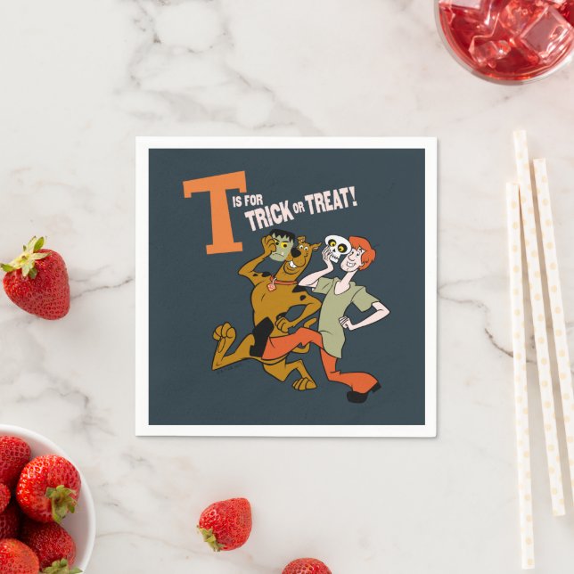 Scooby-Doo | T is for Trick or Treat Napkin (Insitu)