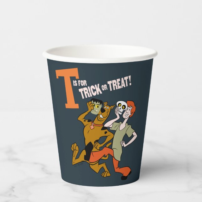 Scooby-Doo | T is for Trick or Treat Paper Cups (Front)