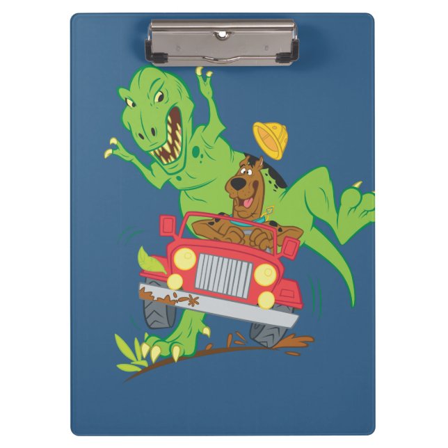 Scooby-Doo T-Rex Attack Clipboard (Front)