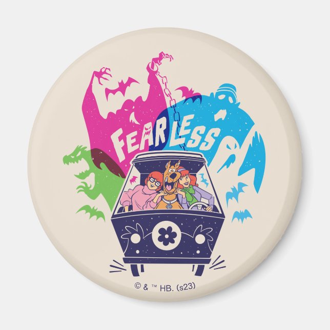 Scooby-Doo | The Fearless Mystery Machine Magnet (Front)