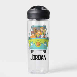 Scooby-Doo & The Gang Mystery Mach   Add Your Name Water Bottle