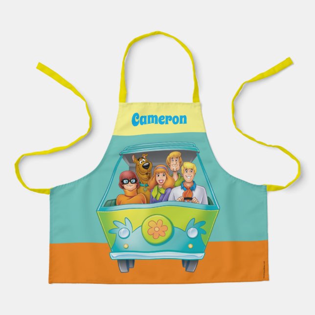 Scooby-Doo & The Gang Mystery Machine Airbrush Apron (Front)