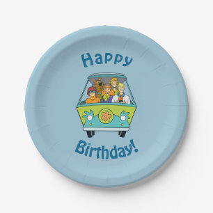 Scooby-Doo & The Gang Mystery Machine Paper Plate