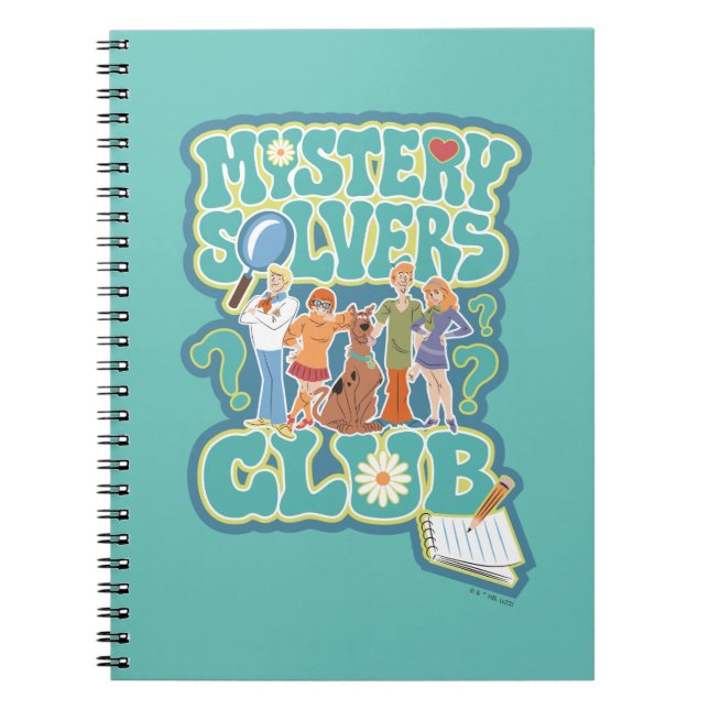 Scooby-Doo & the Gang "Mystery Solvers Club" Notebook (Front)