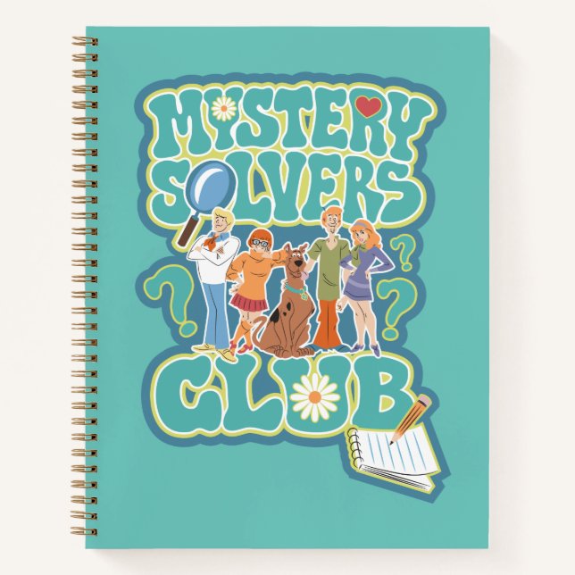 Scooby-Doo & the Gang "Mystery Solvers Club" Notebook (Front)