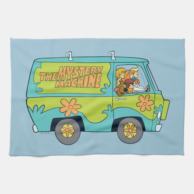 Scooby-Doo | The Mystery Machine Right Side Kitchen Towel (Horizontal)