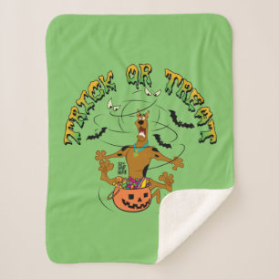 Scooby-Doo Trick of Treat Sherpa Blanket