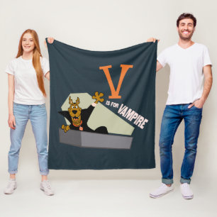 Scooby-Doo   V is for Vampire Fleece Blanket