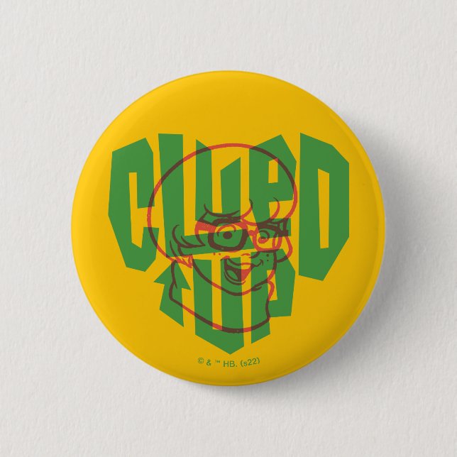 Scooby-Doo | Velma Clued Up 2 Inch Round Button (Front)